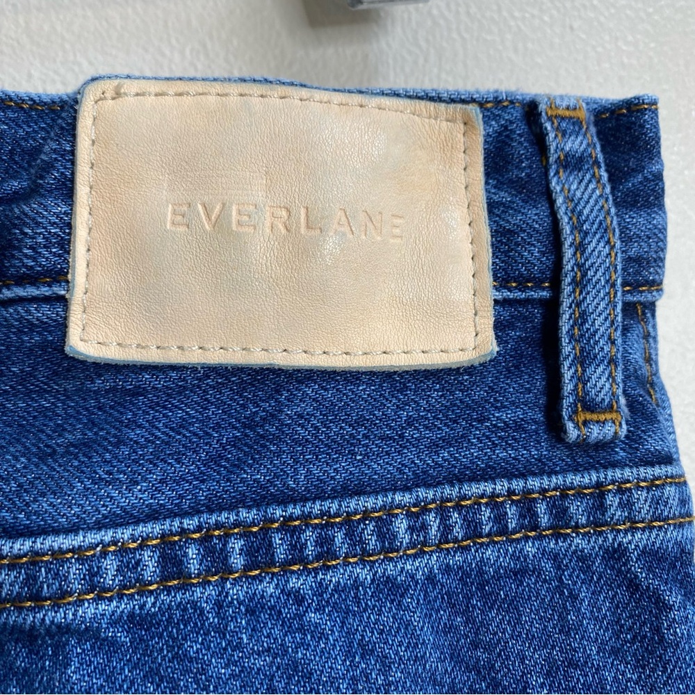 Everlane The '90s Cheeky Jean In Deep Atlantic Wash Size 26 Ankle - Picture 12 of 15